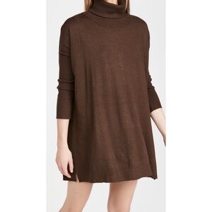 BB Dakota Brown Turtleneck Sweater Dress